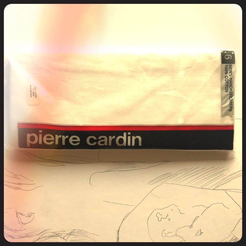 NWT New Pierre Cardin 6 pack handkerchiefs